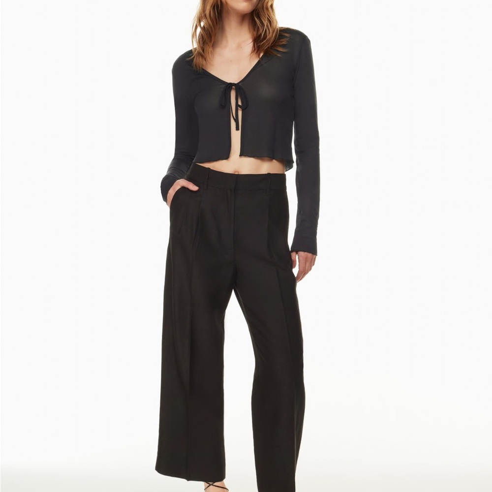 Women's Black Wide-Leg Pants